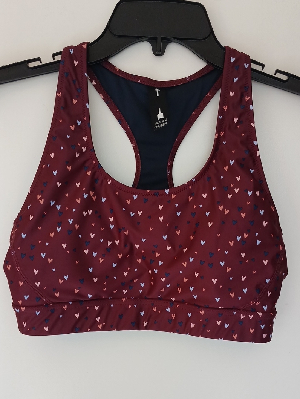 The Upside Racerback Sports Bra Burgandy Size 6
